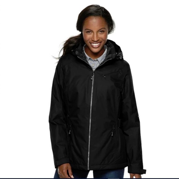 ZeroXposur Coat Black Size M Midweight Jacket New Women's - Picture 1 of 16